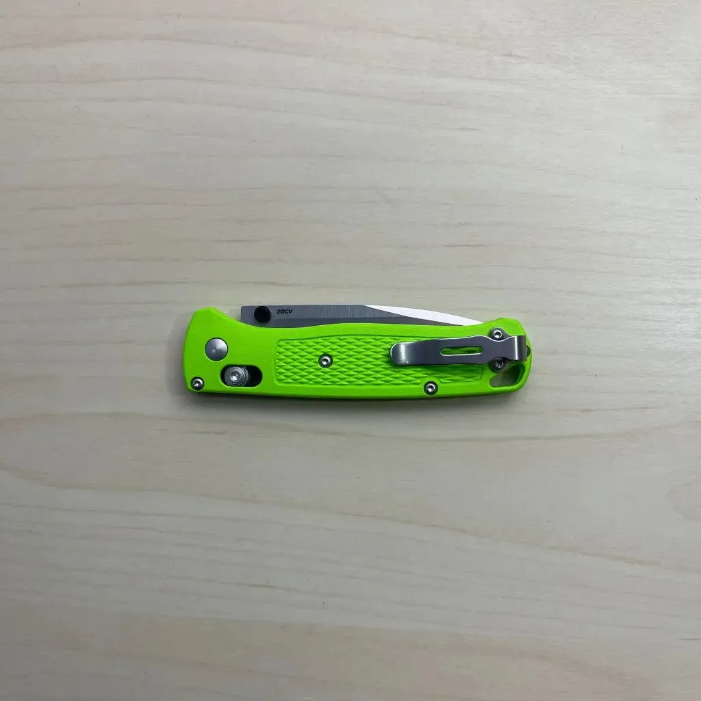 Benchmade Custom Bugout 20CV Fluorescent Green