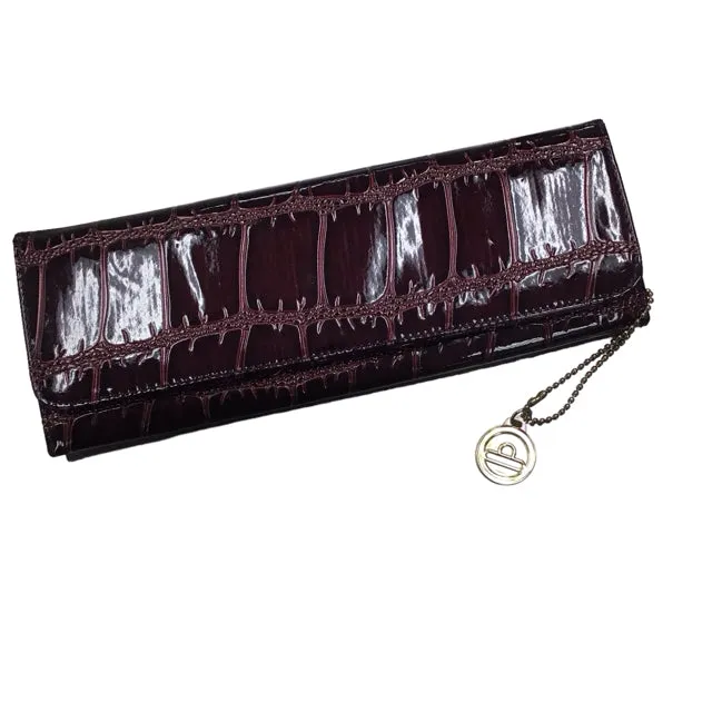 Big Buddha Maroon Clutch