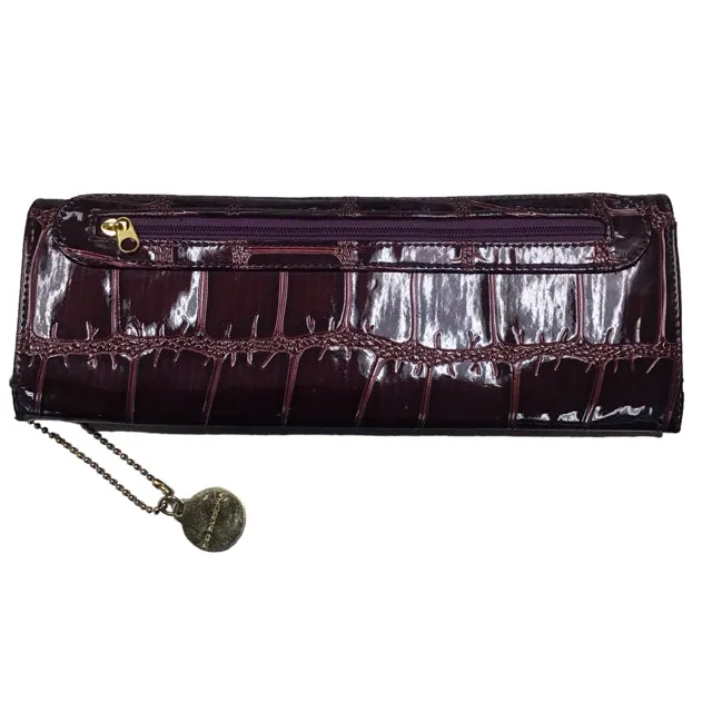 Big Buddha Maroon Clutch