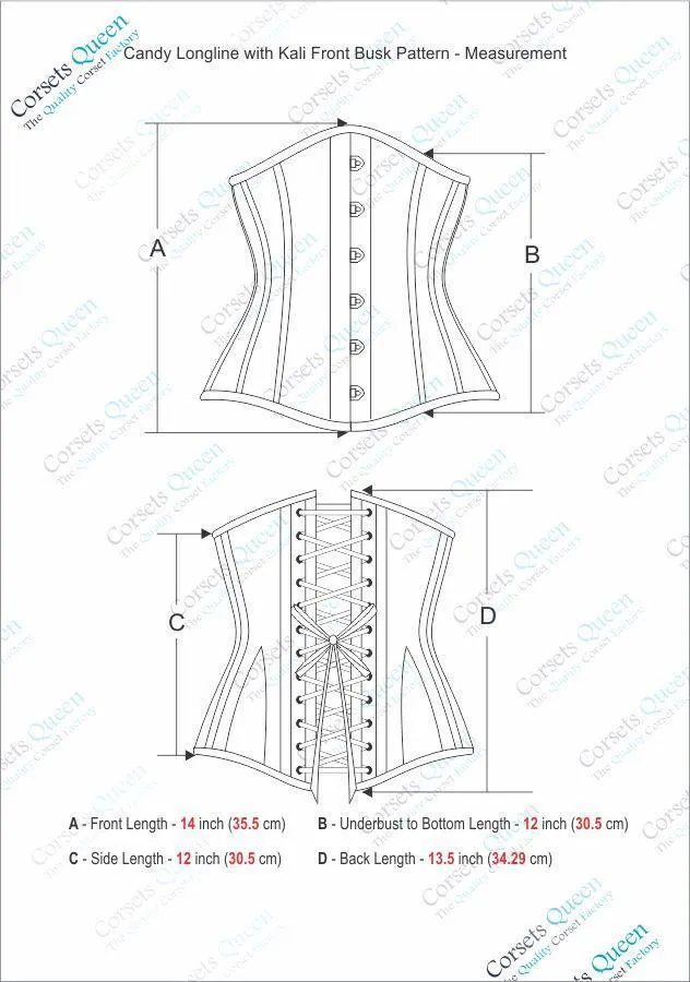 Bilie Longline Underbust Corset