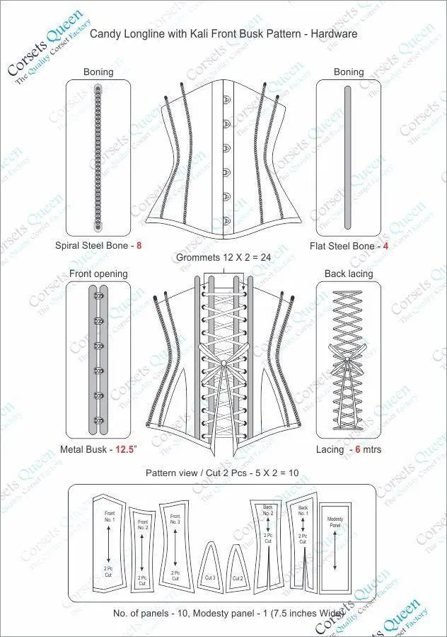 Bilie Longline Underbust Corset