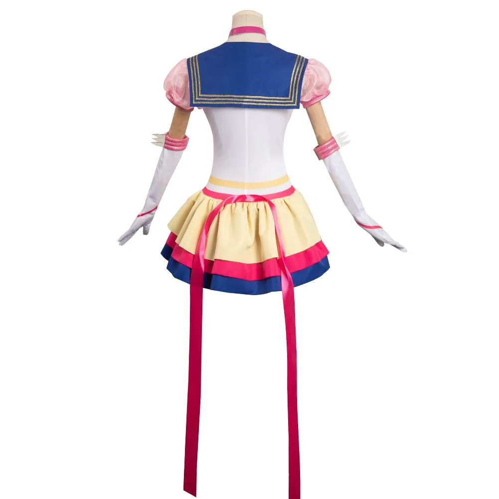 Bishoujo Senshi Sailor Moon Cosmos Tsukino Usagi Cosplay Costume Outfits Halloween Carnival Suit