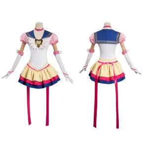 Bishoujo Senshi Sailor Moon Cosmos Tsukino Usagi Cosplay Costume Outfits Halloween Carnival Suit
