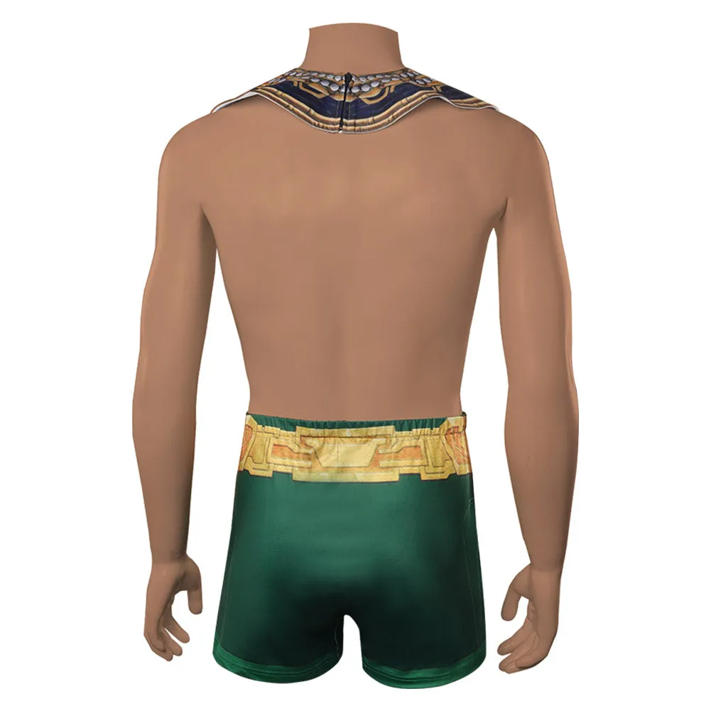 Black Panther: Wakanda Forever Namor Cosplay Costume Collar Cape Shorts Halloween Carnival Suit
