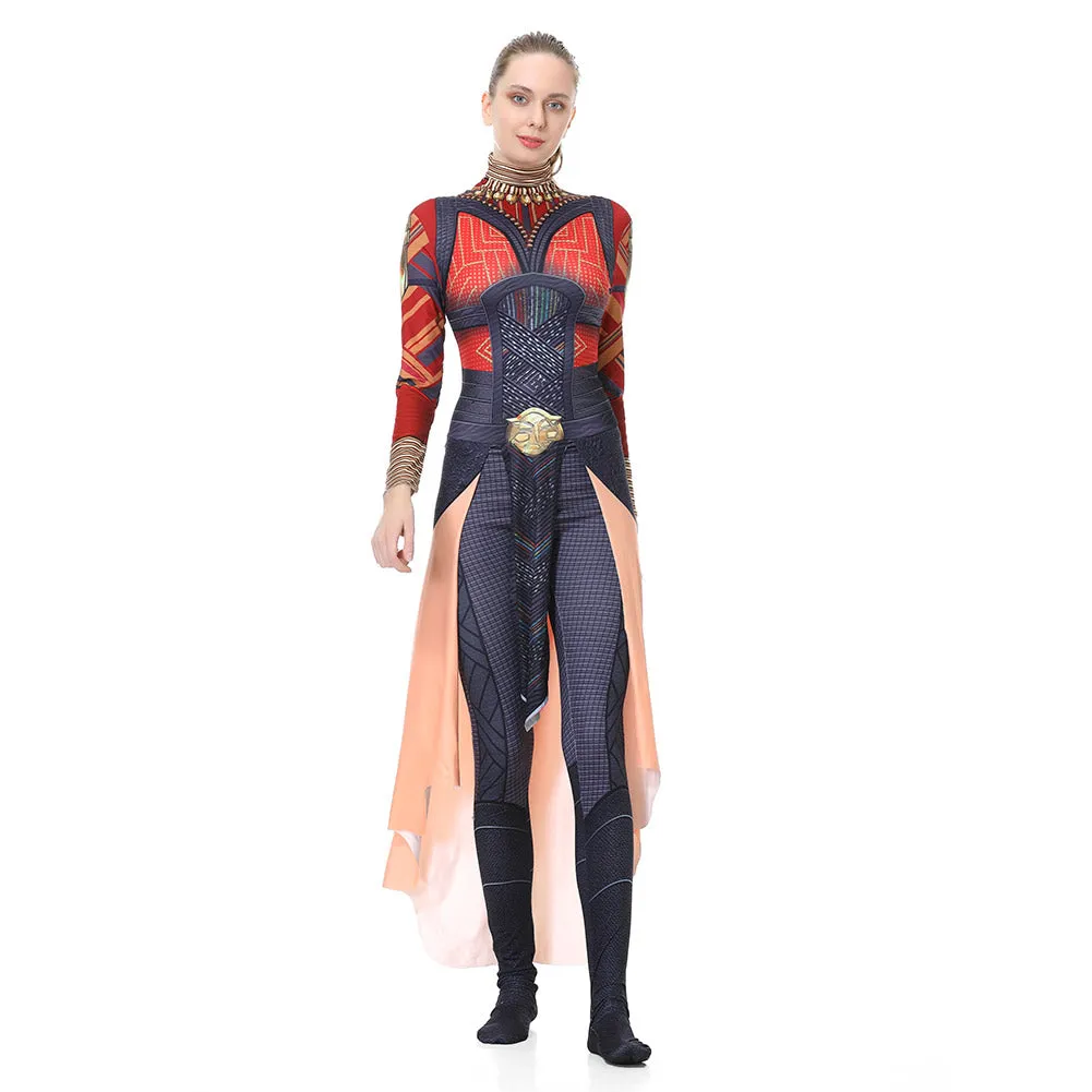 Black Panther: Wakanda Forever Okoye Cosplay Costume Jumpsuit Outfits Halloween Carnival Suit