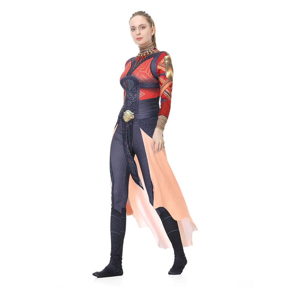 Black Panther: Wakanda Forever Okoye Cosplay Costume Jumpsuit Outfits Halloween Carnival Suit