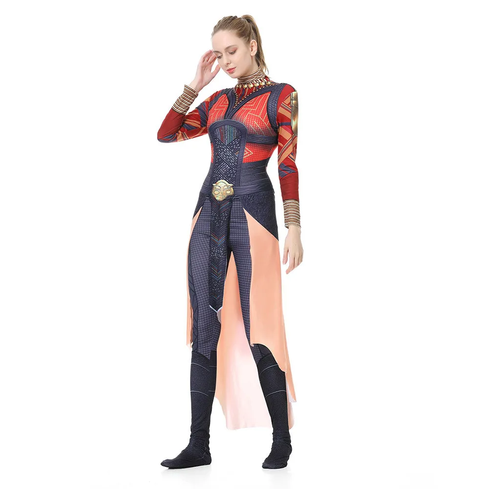 Black Panther: Wakanda Forever Okoye Cosplay Costume Jumpsuit Outfits Halloween Carnival Suit
