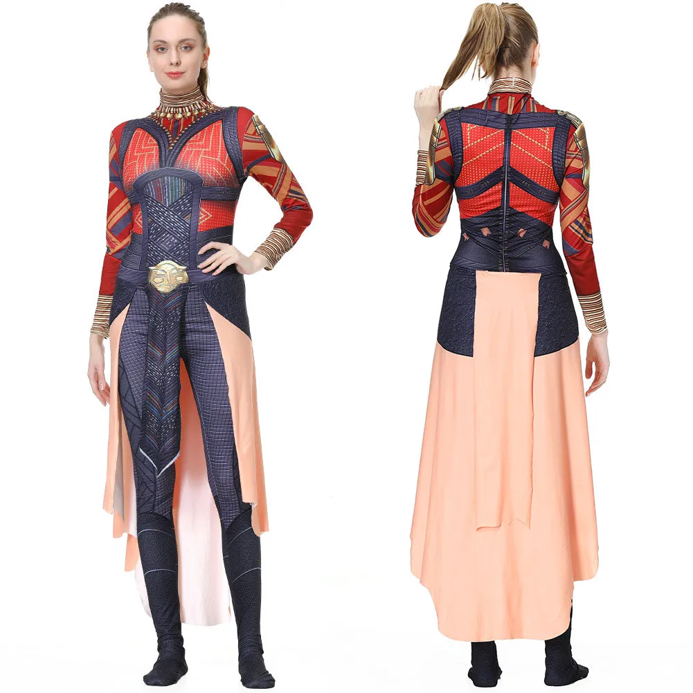 Black Panther: Wakanda Forever Okoye Cosplay Costume Jumpsuit Outfits Halloween Carnival Suit