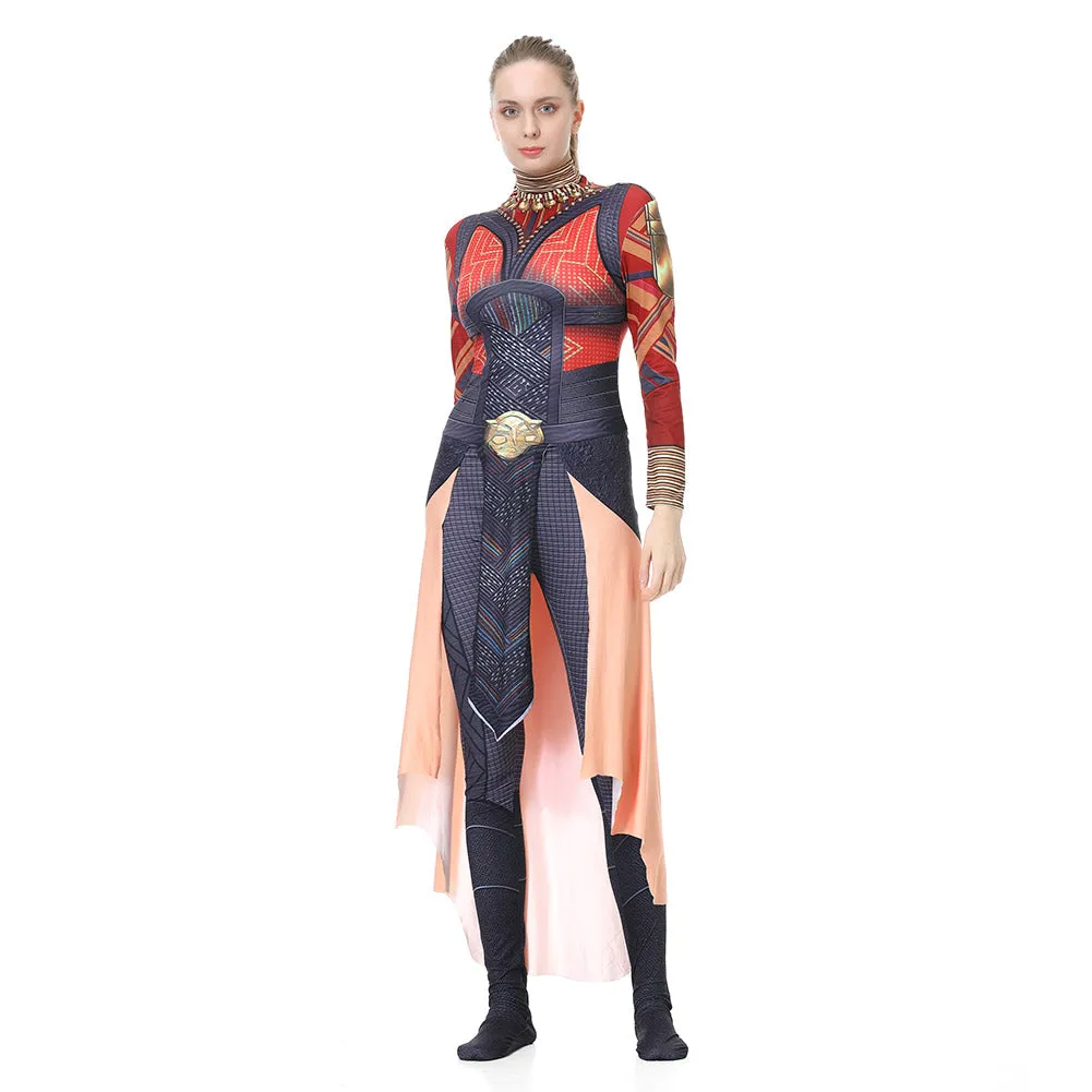 Black Panther: Wakanda Forever Okoye Cosplay Costume Jumpsuit Outfits Halloween Carnival Suit