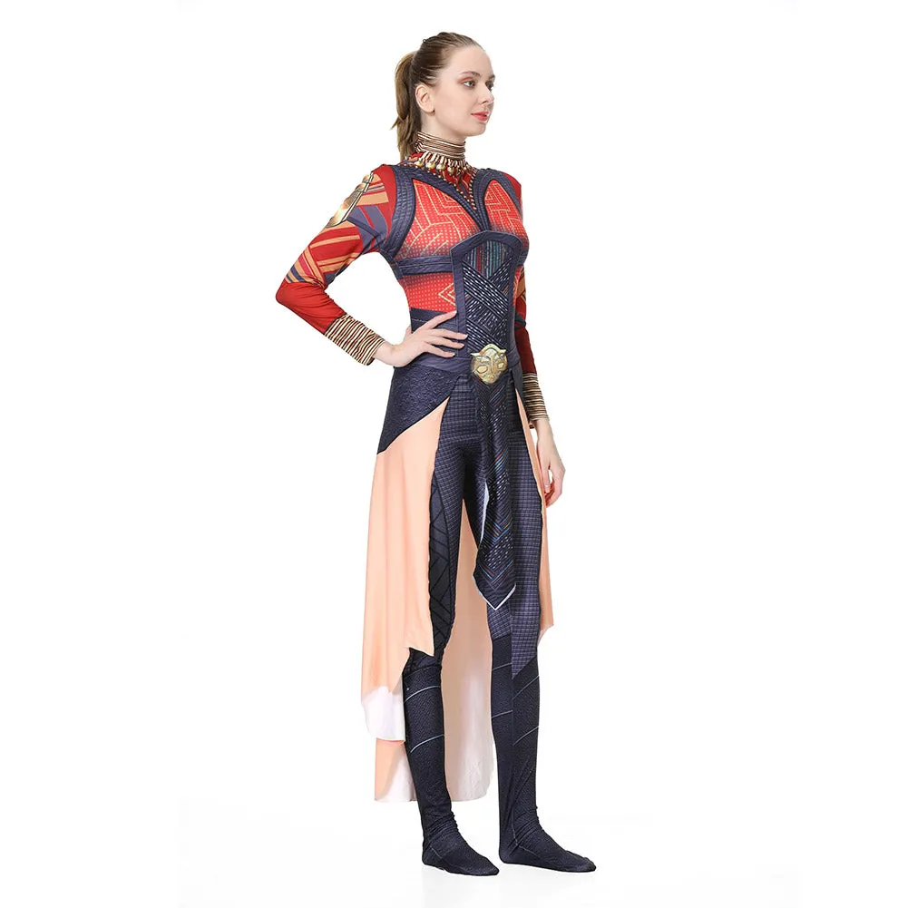 Black Panther: Wakanda Forever Okoye Cosplay Costume Jumpsuit Outfits Halloween Carnival Suit