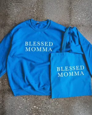 Blessed Momma Adult Sweatshirt & Tote Bundle