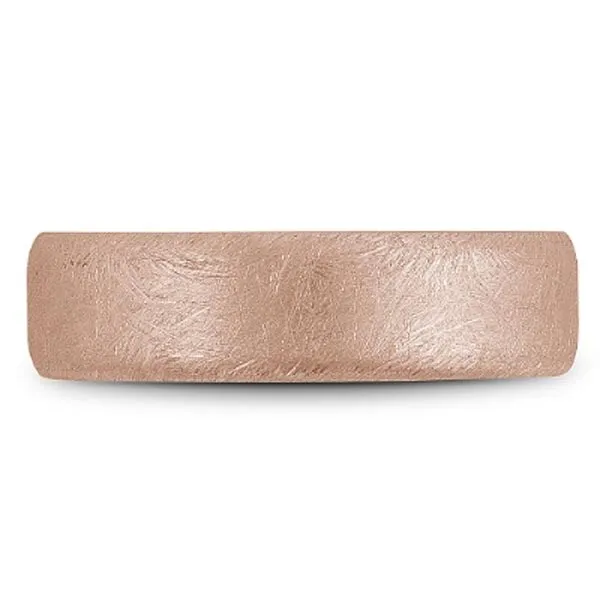 Bleu Royale Diamond Brush Finish & Tantalum Inside Wedding Band