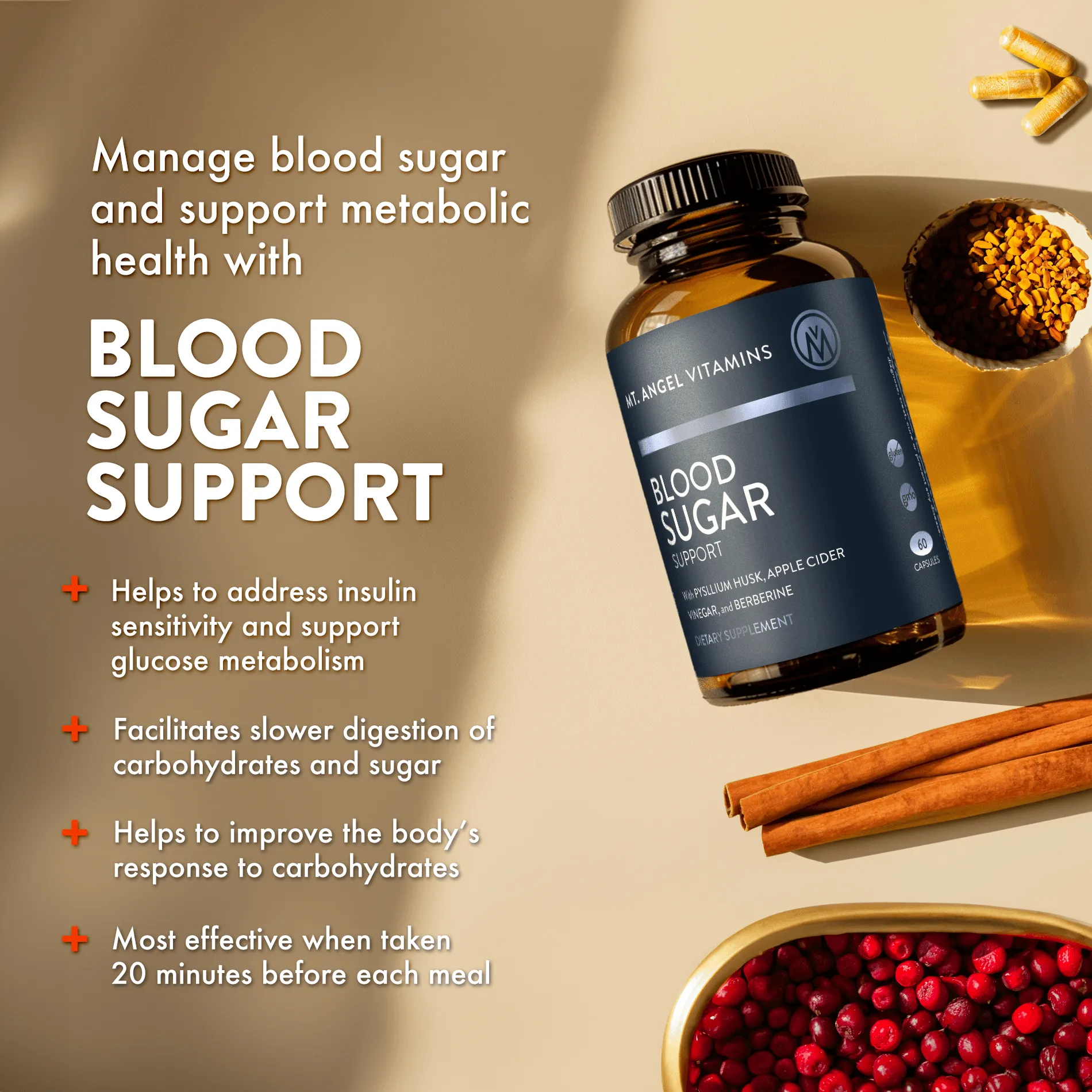 BLOOD SUGAR SUPPORT 60CT CAPS