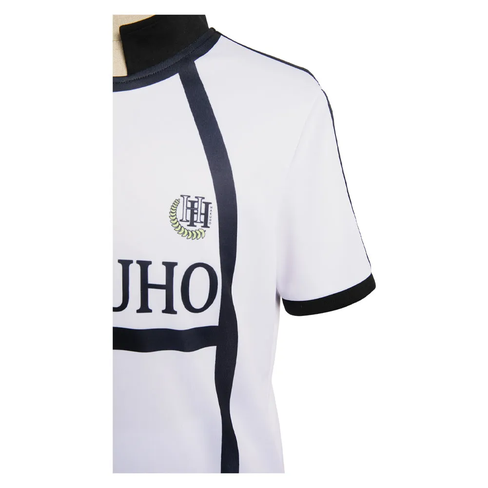 Blue Lock Reo Mikage White Team Uniform Cosplay Costume Outfits Halloween Carnival Suit