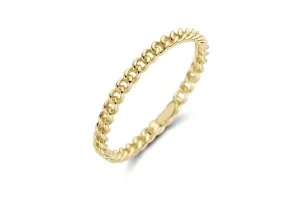 Blush - Bague motif chaine - Or Jaune 14k (1229YGO)