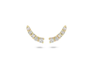 Blush - Boucles d'oreilles - Or Jaune 14k, Zircon (7319YZI)