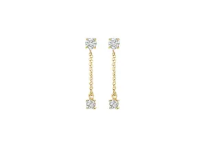 Blush - Boucles d'oreilles - Or Jaune 14k, Zircon (7346YZI)