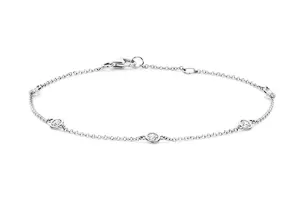 Blush - Bracelet - Or Blanc 14k, zircon (2237WZI)