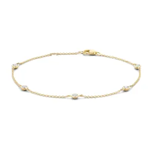 Blush - Bracelet - Or Jaune 14k, zircon (2187YZI)