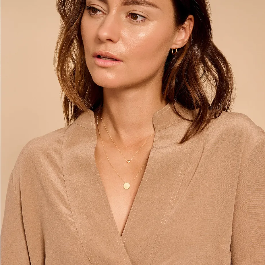 Blush - Collier Cœur - Or Jaune 14k (3062YGO)