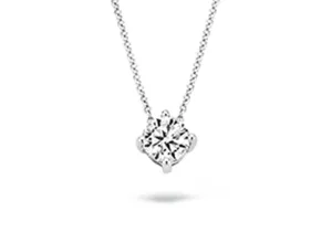 Blush - Collier - Or Blanc 14k, zircon (3057WZI)