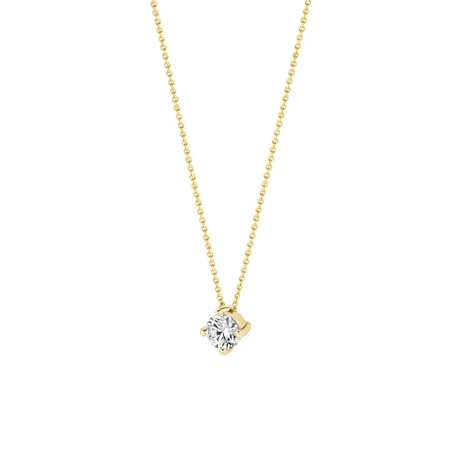 Blush - Collier - Or Jaune 14k, zircon (3057YZI)
