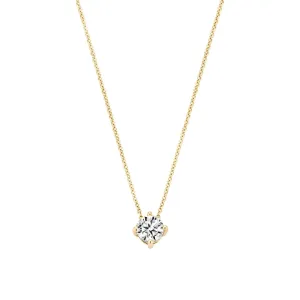 Blush - Collier - Or Jaune 14k, zircon (3057YZI)