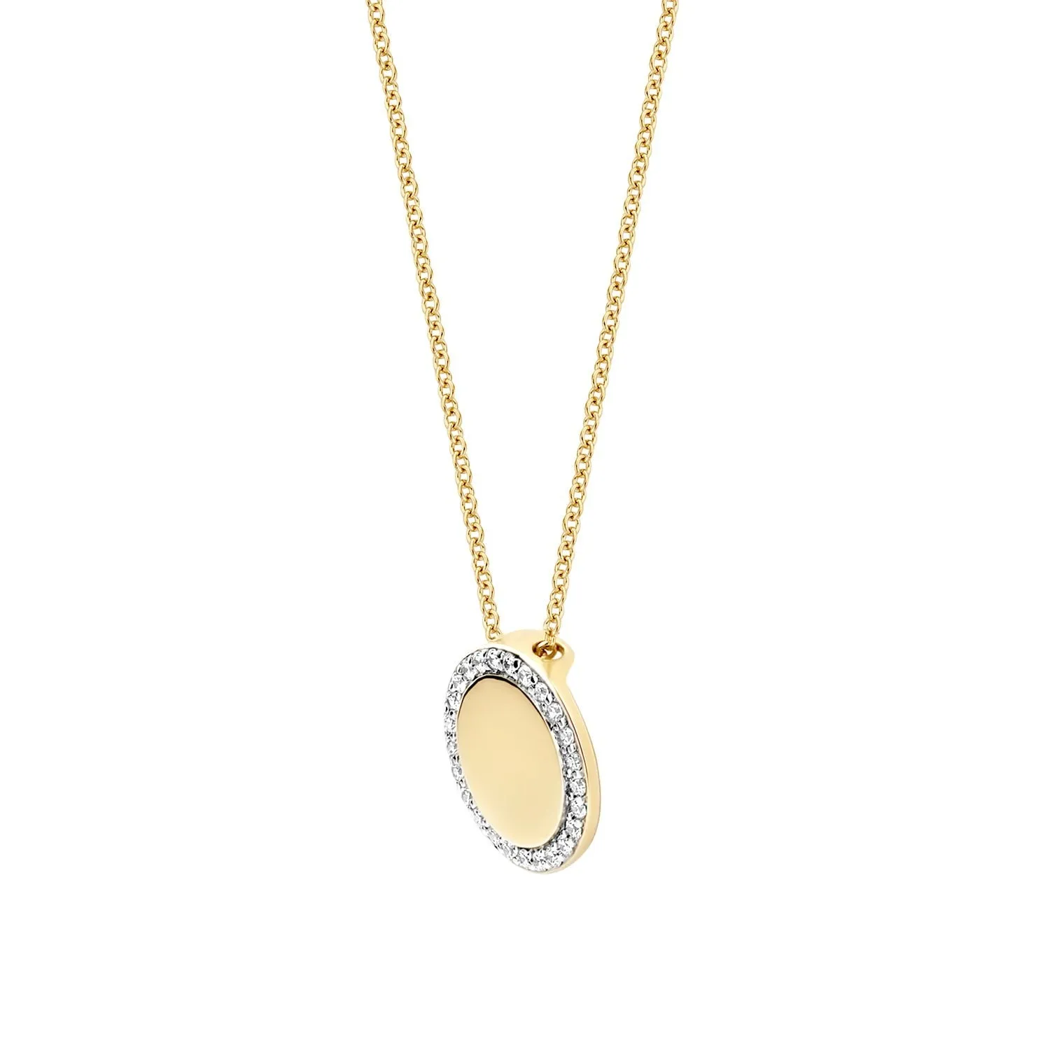 Blush - Collier - Or Jaune 14k, zircon (3124YZI)