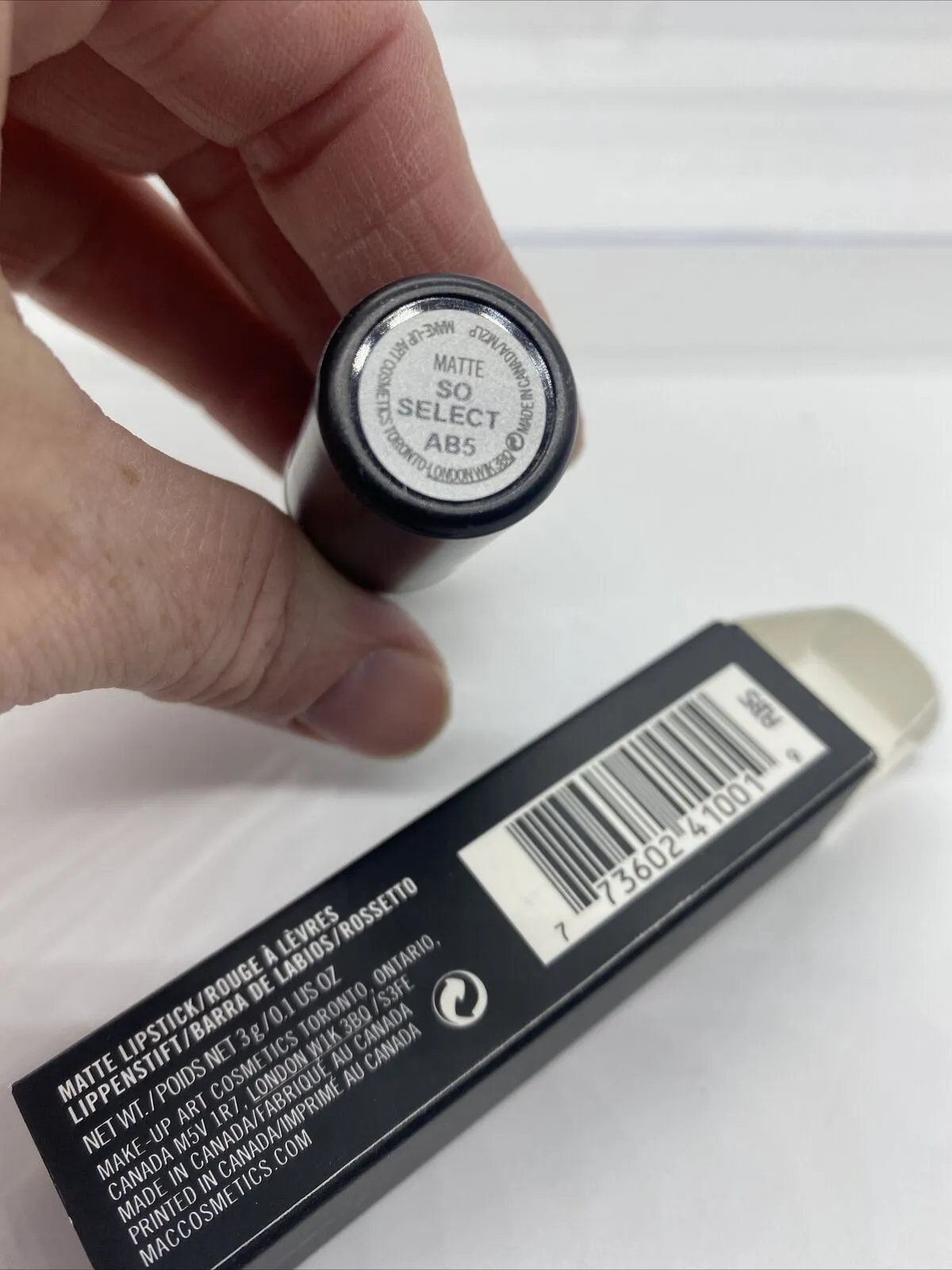 BNIB MAC So Select Nude Matte Lipstick Limited Edition w/receipt