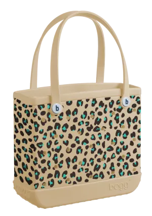 Bogg Bag Baby Leopard Turquoise