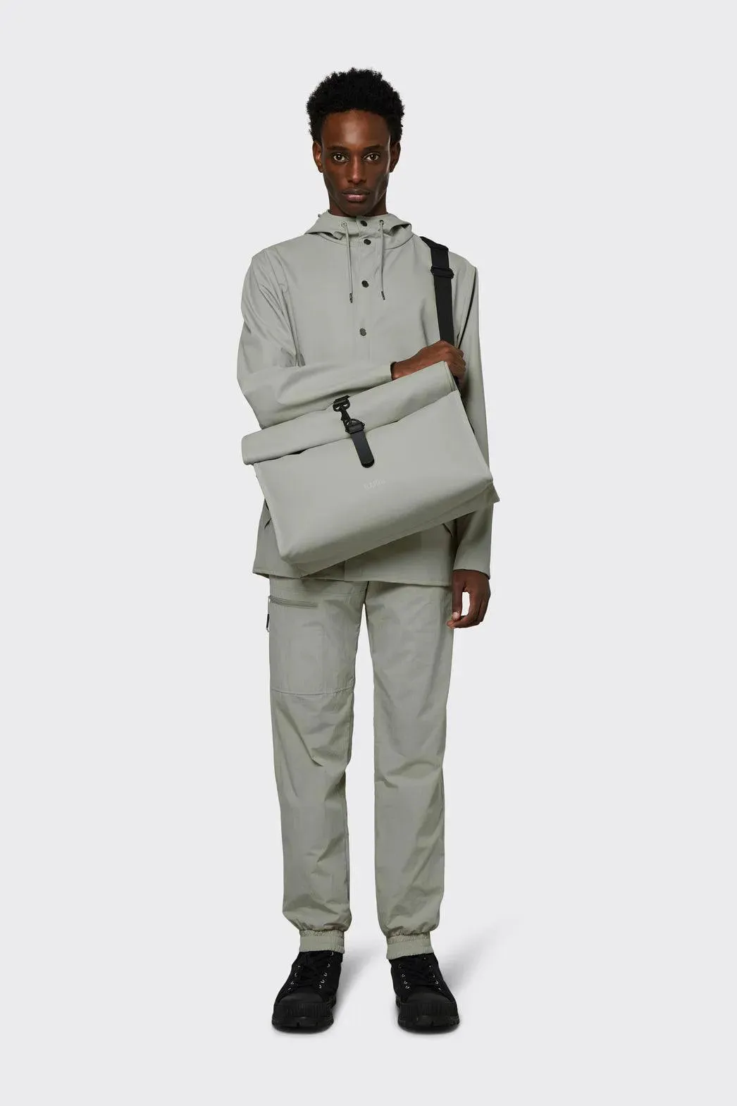 Bolso Rolltop Messenger Cement