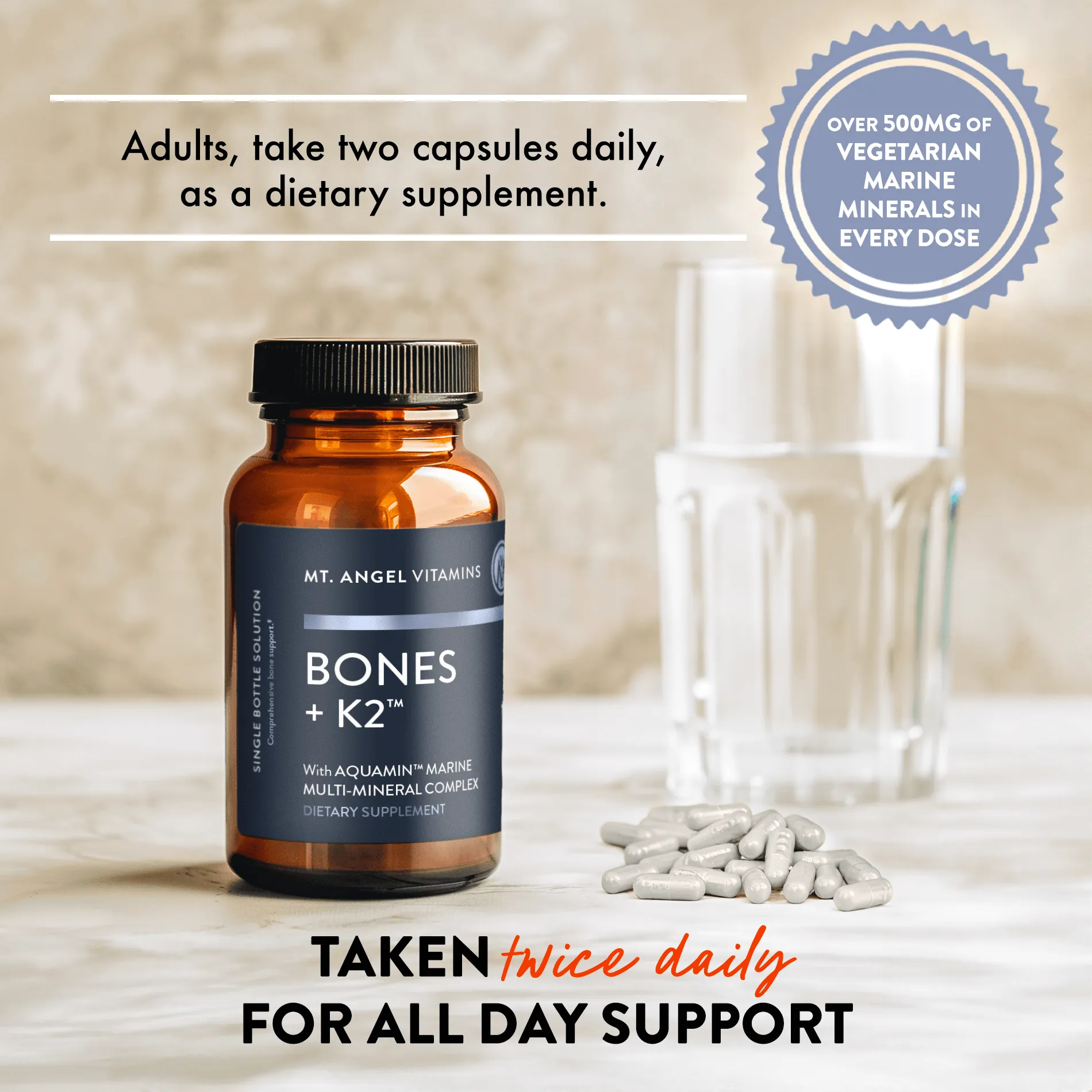 BONES  K2 CAPS 60CT