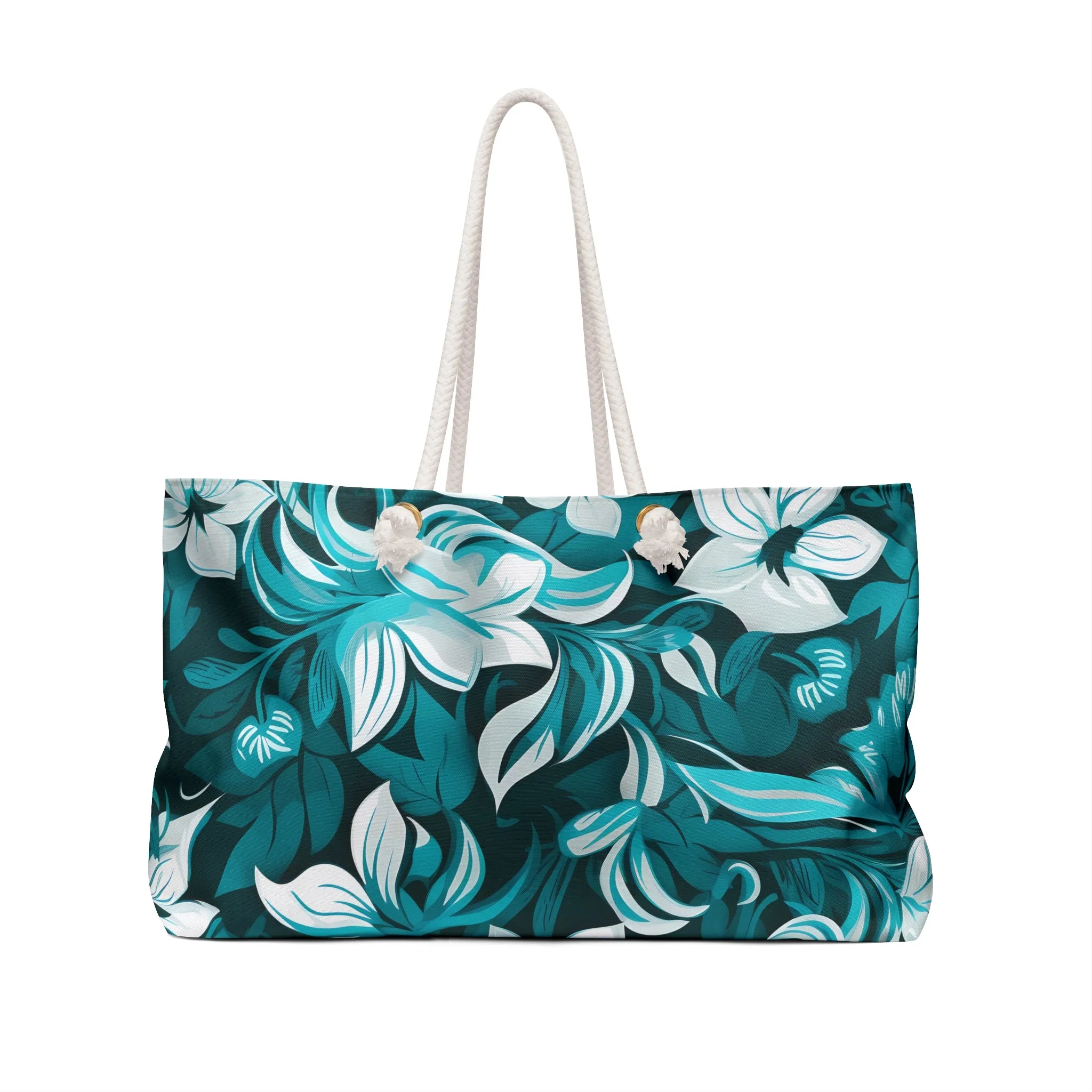 Botanical Bliss Weekender Bag - Perfect for Travel and Beach Getaways