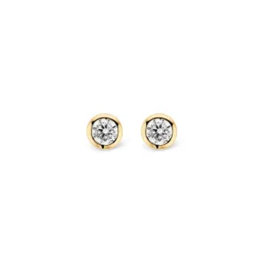 Boucles d'oreille TI SENTO - Plaqué Or, Zircons (7597ZY)