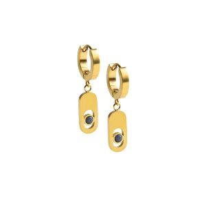 Boucles d'oreilles Didyma - Kéfi Gold Ocean (KE3)
