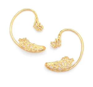 Boucles d'oreilles Giovanni Raspini - Corail, Plaqué or (12034)