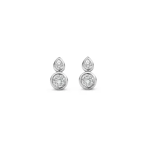 Boucles d'oreilles Naiomy - Argent et zircons (N4L59)