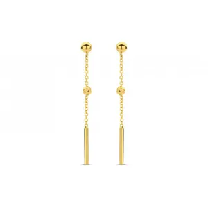 Boucles d'oreilles pendantes - Or Jaune (GO3689GE)