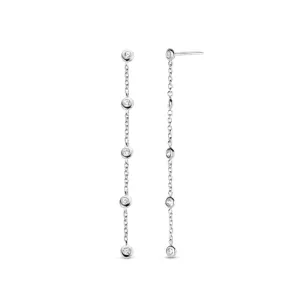 Boucles d'oreilles TI SENTO - Argent, zircons (7869ZI)