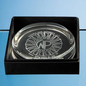 (BOX ONLY) Large Paperweight Leatherette Box