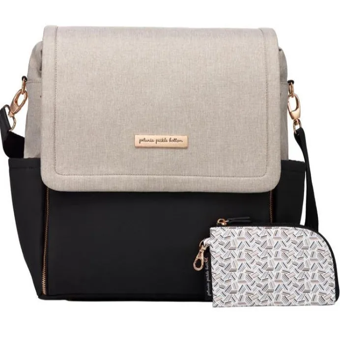 Boxy Backpack | Sand/Black
