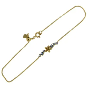 Bracelet avec motifs - Or Jaune , Topaze Skye Blue (068024T)