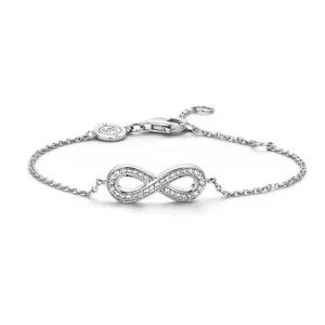 Bracelet Infini TI SENTO - Argent, zircons (2823ZI)