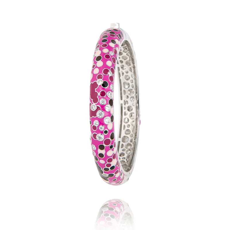 Bracelet Jonc UNASTORIA - Jaipur, Argent et Zircons (JO121209)