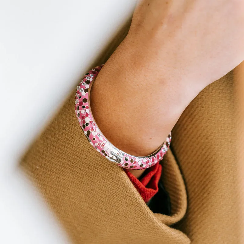 Bracelet Jonc UNASTORIA - Jaipur, Argent et Zircons (JO121209)