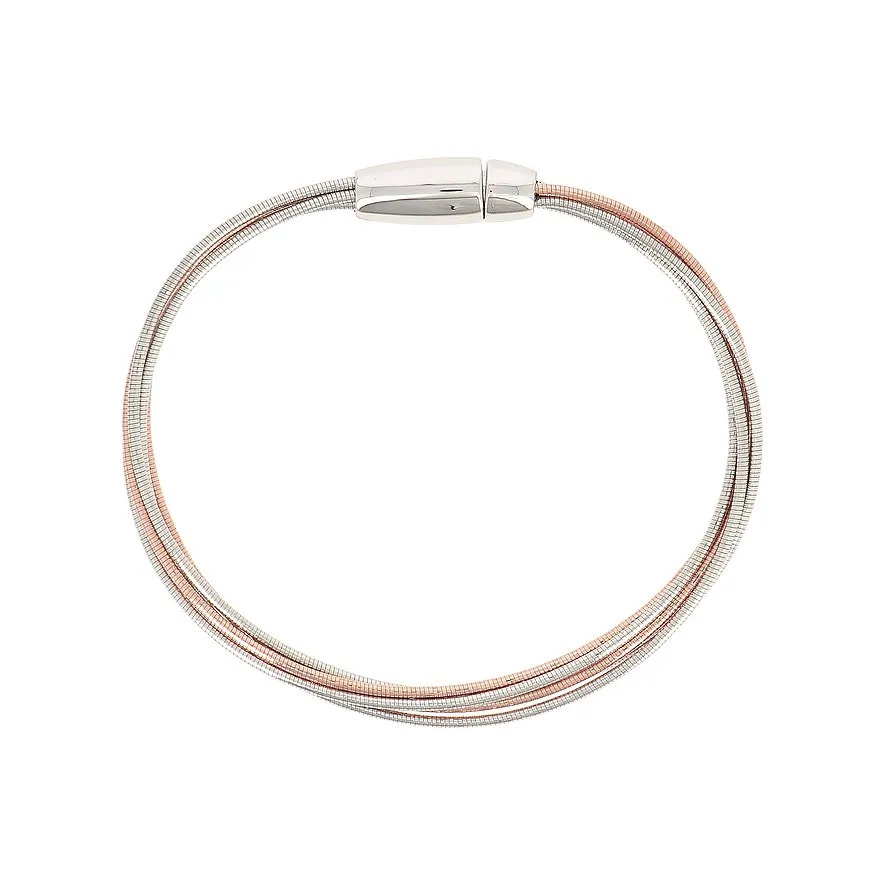 Bracelet Pesavento - DNA Spring, Argent et Plaqué Or Rose (WDNAB370)