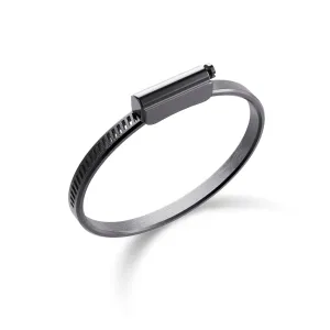 Bracelet Unknow Brand - Love Affair Argent DLC Noir (LAAN20)