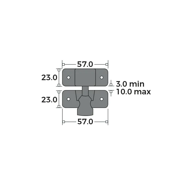 Brighton Fastener - Satin Chrome