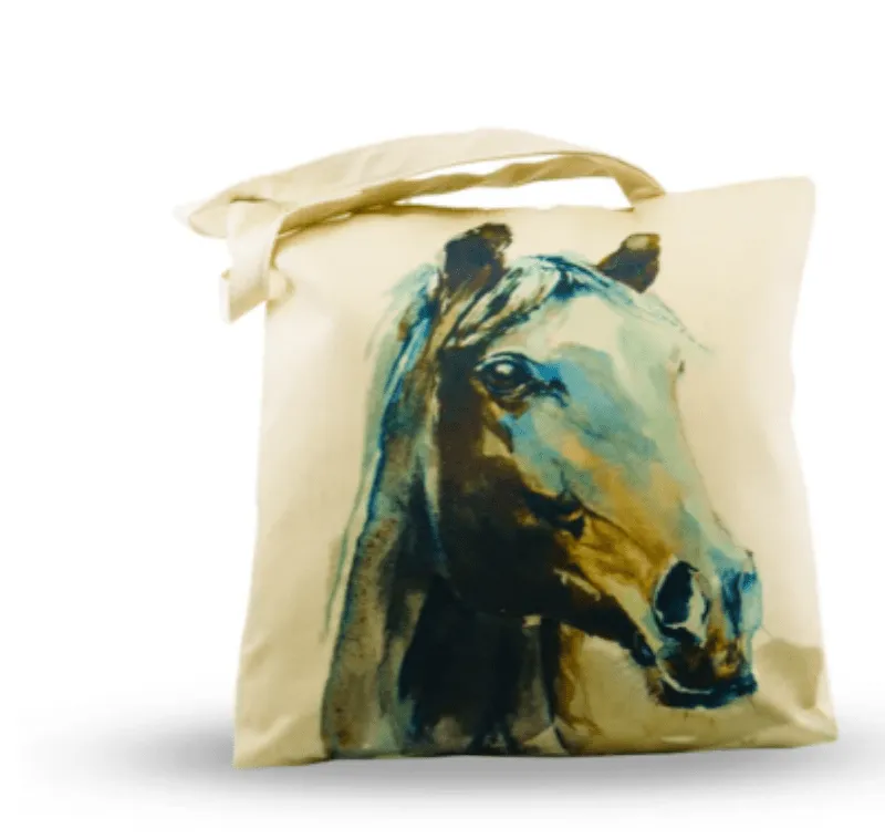 Brown Horses Head Tote Bag (TOTE06)