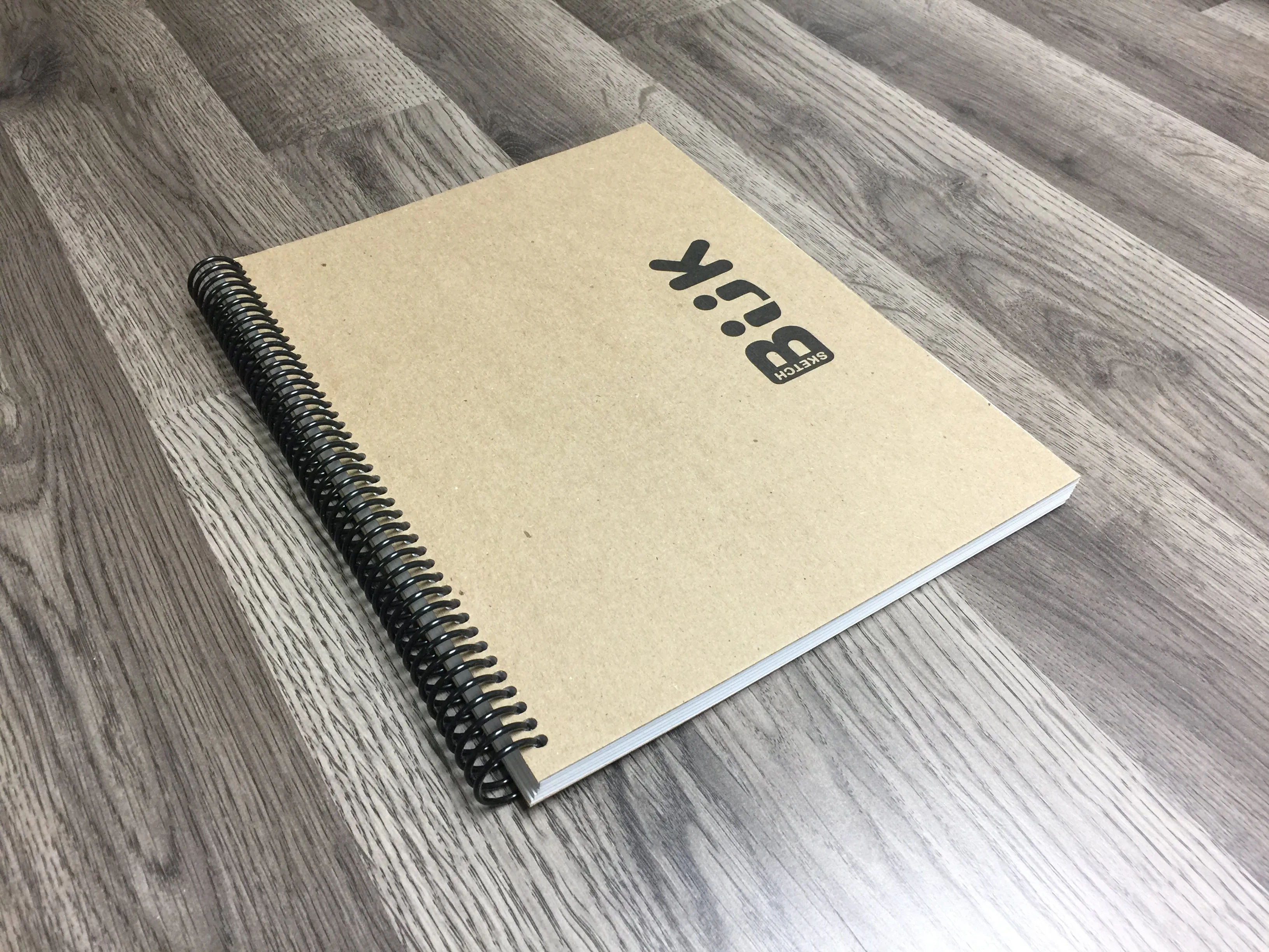 BUK brand Sketchbook. Spiral Bound. Left Spine. Multi-Media. (8.5" x 11") SB-2550-LS